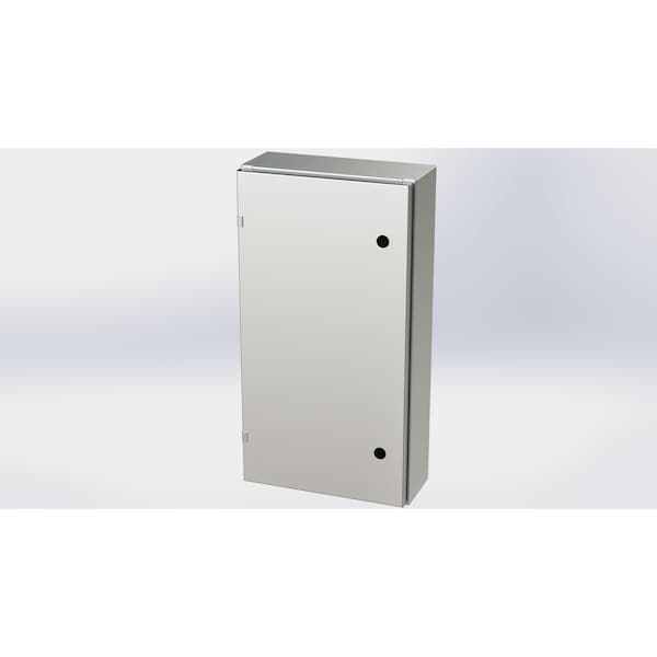 1/4 Turn Latch Electrical Enclosures, 30 in H, 6 in D, 16 in W, NEMA 3R, 4, 4X, 12, 13